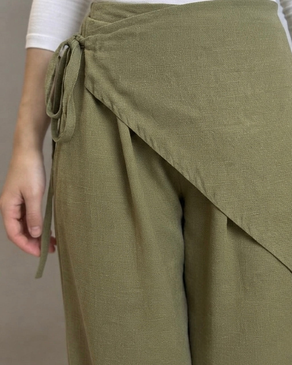 Flow wrap pants