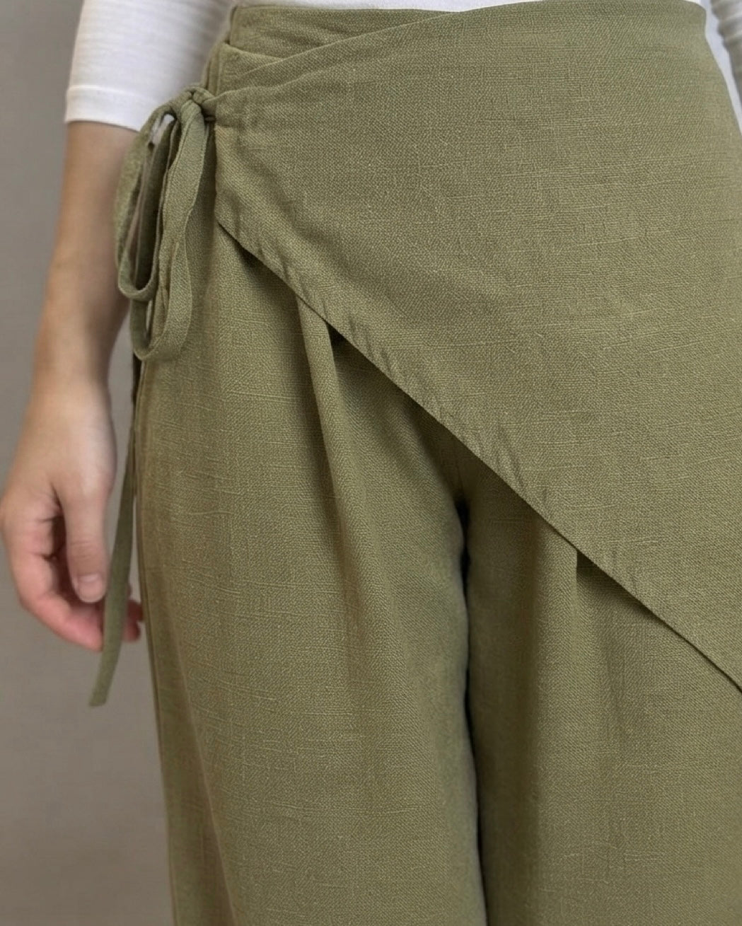 Flow wrap pants
