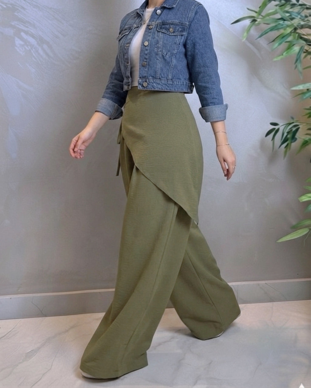 Flow wrap pants