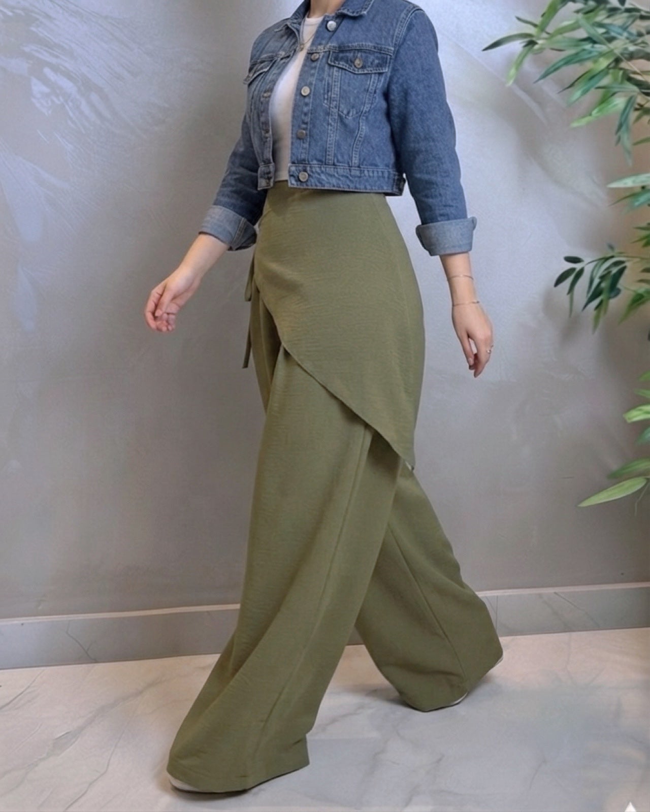 Flow wrap pants