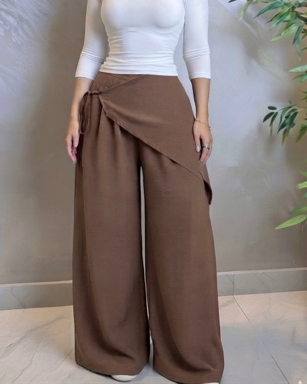 Flow wrap pants