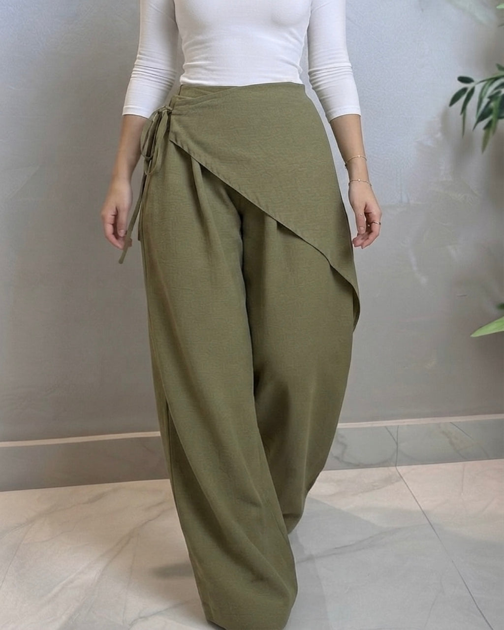 Flow wrap pants