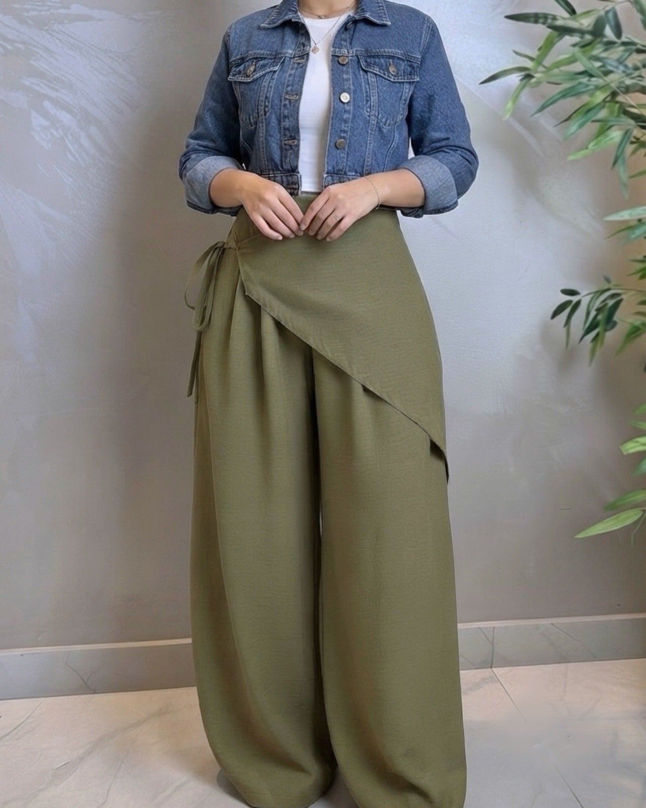 Flow wrap pants