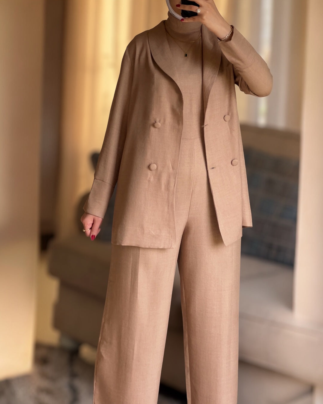 Daleila set ( Blazer + jumpsuit)