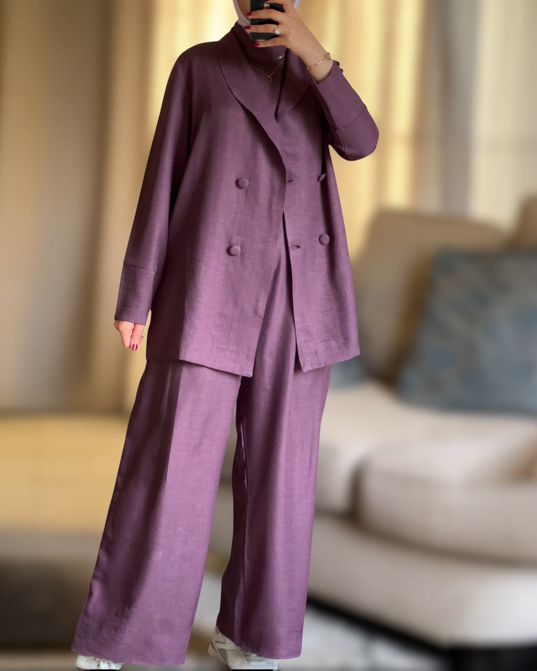 Daleila set ( Blazer + jumpsuit)