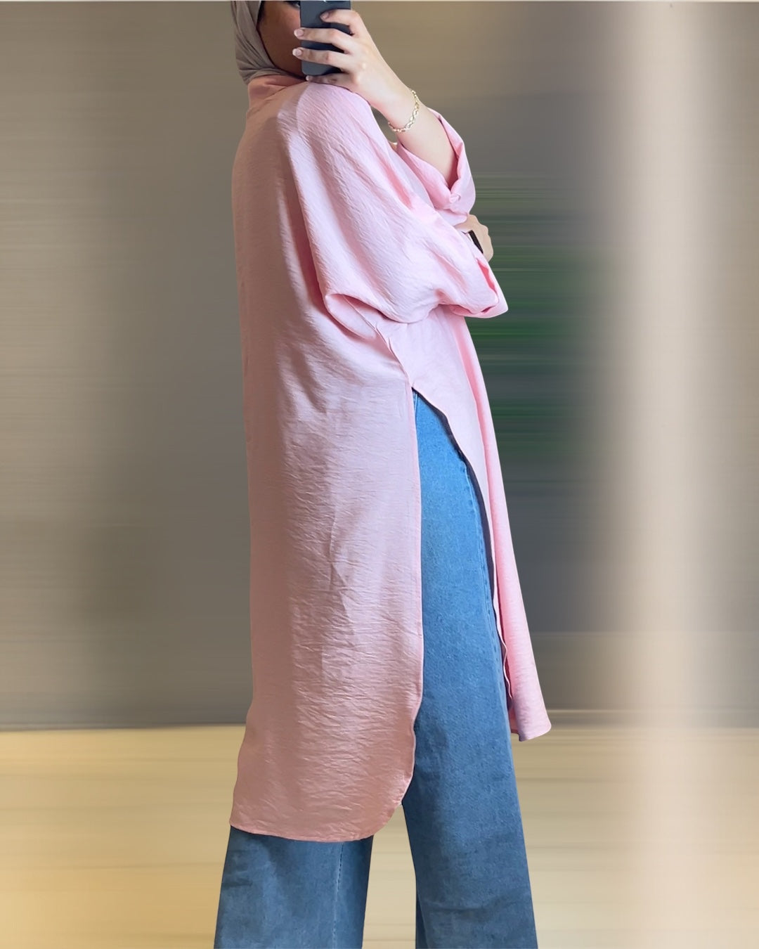 Everyday summer colorful modest shirt